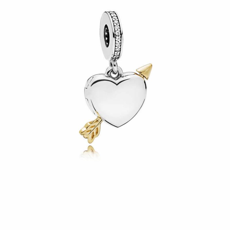 Pandora Limited Edition Arrow Of Love Charm Ireland - Sterling Silver/Cubic Zirconia - 417586PRO